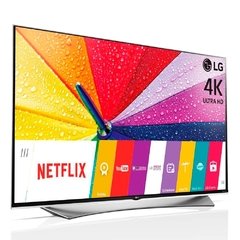Smart TV 3D LED 55" Ultra HD 4K LG 55UF9500 com Sistema webOS, Wi-Fi, Nano Spectrum, Entradas HDMI e USB, Controle Smart Magic e 4 Óculos 3D - Infotecline