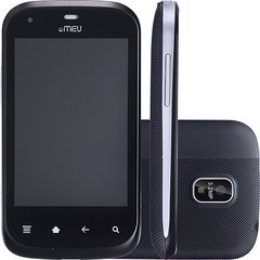 Celular Desbloqueado Meu AN200 Preto com Android 2.3, Touchscreen, Dual Chip, Wi-Fi, Bluetooth, MP3, Rádio FM e Câmera 3.2MP