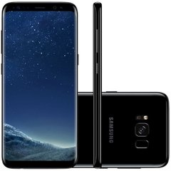 Celular Samsung Galaxy S8 Duos SM-G950FD, processador de 2.3Ghz Octa-Core, Bluetooth Versão 5.0, Android 8.0 Oreo, Quad-Band 850/900/1800/1900