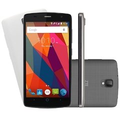 Smartphone ZTE Shade L5 Dual Desbloqueado Cinza - Android 5.1 Lollipop, Câmera 8MP, Tela 5"