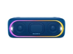 Caixa de som sem fio Sony SRS-XB30, Extra Bass, Bluetooth, NFC, Led Multicolorido, Resistente a Água, Speaker ADD e Wireless Party Chain -Azul