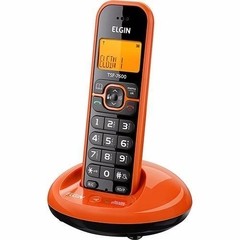 Telefone sem Fio Elgin TSF 7600 com Identificador de Chamada Laranja - comprar online