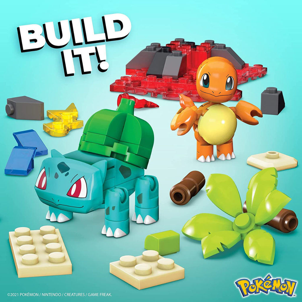 Mega Construx Pokemon Kanto Region Set De Pikachu Squirtle