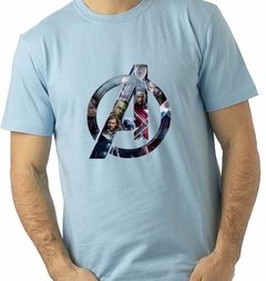 Playera O Camiseta Todos Los Avengers Logo Marvel en internet