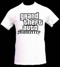 Playera Camiseta Grand Thefth Auto Monterrey 100% Calidad - comprar en línea