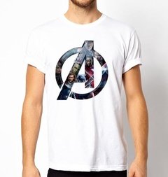 Playera O Camiseta Todos Los Avengers Logo Marvel