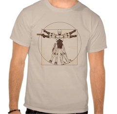 Playera Camiseta Robocop Original Da Vinci Hombre Vitruvio