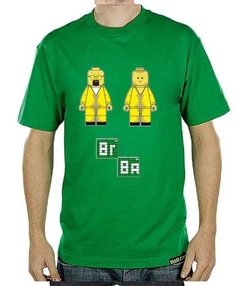 Playera Camiseta Breaking Bad Walt Y Jesse Lego Meta Receta