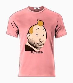 Playera Vladimir Putin + Tin Tin Rusia Meme Caricatura Moda - tienda en línea