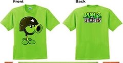 Playeras Plantas Vs Zombies 1 Y 2 Todas Tallas! 100% Calidad en internet