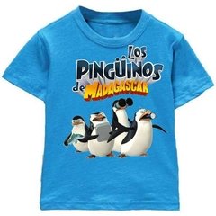 Playera Pinguinos Madagascar Todas Las Talla1 2 100% Calidad - comprar en línea