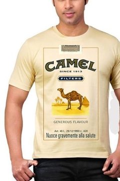 Playeras O Camiseta Camel, Estilo Cigarros 100% Nuevas