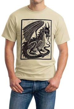 Playera Coleccionable Pergamino Dragon Medieval 100% Origina - comprar en línea