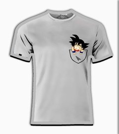 Playeras O Camiseta Goku En El Bolsillo Dragon Ball Z