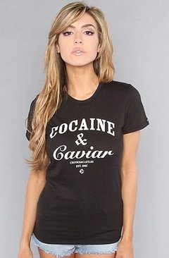 Playeras O Camiseta Cocaine & Caviar Moda 100% Pura en internet