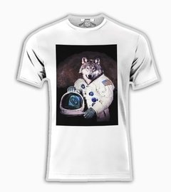 Playera O Camiseta Nasa Wolf Lobo 100% Algodon - comprar en línea