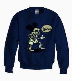 Sudadera Estilo Mickey Dead Mouse Calavera Vaquero Disney