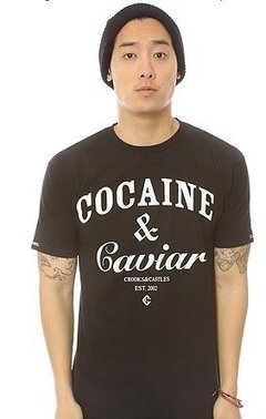 Playeras O Camiseta Cocaine & Caviar Moda 100% Pura