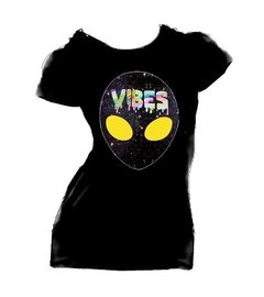 Playeras Alien Vibras Marcianas Cara Universo Nuevo Colores - comprar en línea