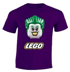 Playera Personalizada Batman, Joker, Harley, Lego 100% Moda