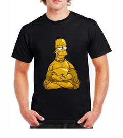 Playera Homero Simpson Meditando Estilo Buda Epiritual