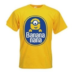 Playeras O Camiseta Banana Minion Chiquita Todas Las Tallasl - comprar en línea