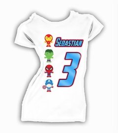 Playera Personalizada Avengers Baby Disney Para Familia!!! - comprar en línea