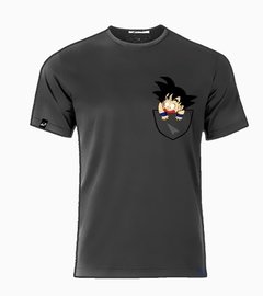 Playeras O Camiseta Goku En El Bolsillo Dragon Ball Z - comprar en línea