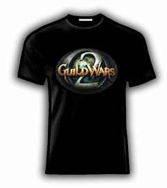 Playera Guild Wars 2 Dragon Logo Juego Online Path Fire - comprar en línea