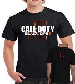 Playera Call Of Duty Black Ops Iii 3 Doble Imprresion Juego