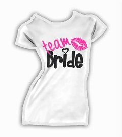 Playera Personalizada Team Bride Damas Honor Boda 100% Algdn - Jinx