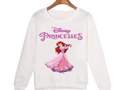 Sudadera Niña Princess Disney 100% Calidad Original - Jinx