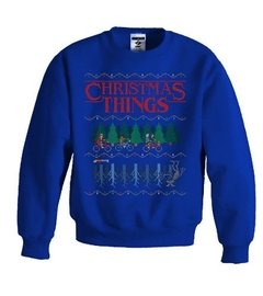 Sudadera Navideña - Stranger Things (christmas Things) en internet