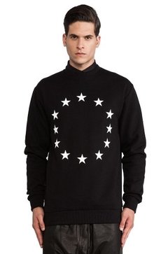 Sudadera Estrellas Circulo Estilo Givenchy Union Europea