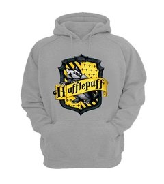 Sudadera Hoodie Hufflepuff Casa Logo Harry Potter Casas Hogw