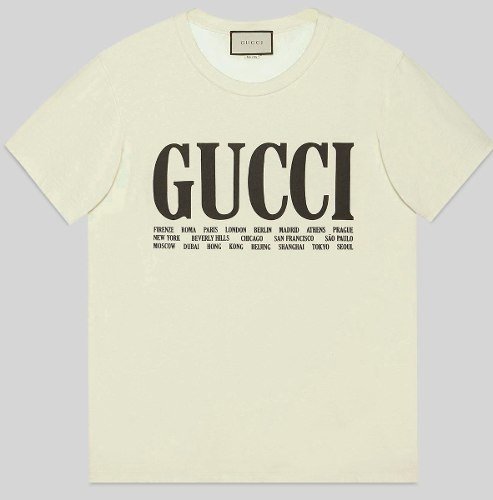 Playera Gucci Cities Todas Tallas 100 Calidad