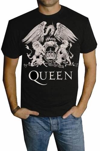 Playera Queen Logo Original Grupo Freddie Mercury unisex