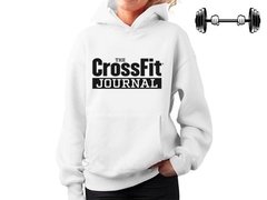 Sudadera Crossfit Journal Logo Gym Con Gorra Especial