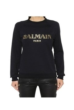 Playera Balmain Paris Color Negra Dorado Moda 2018