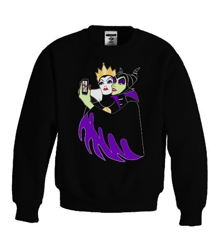 Sudadera Malefica Y Reyna Malvada Selfie Disney Malvadas