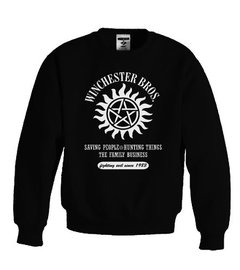 Sudadera Supernatural Winchester Hermanos Negocio Local - comprar en línea