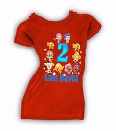 Playera Bubble Guppies Camiseta Personalizada C/nombre - Jinx