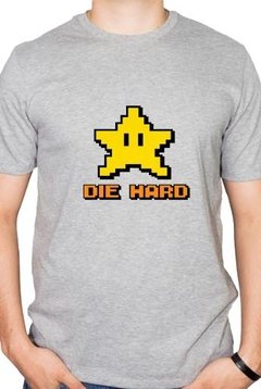 Playera Mario Bross Estrella Amarilla + Die Hard 100% Algodo