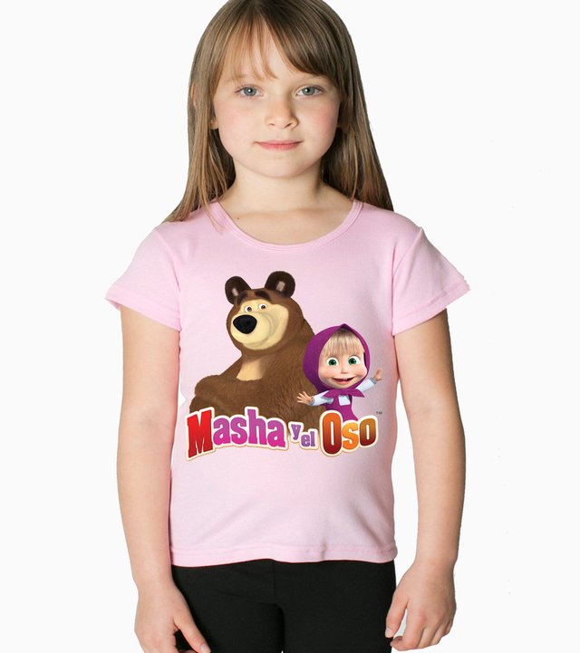 Masha y outlet el oso playeras