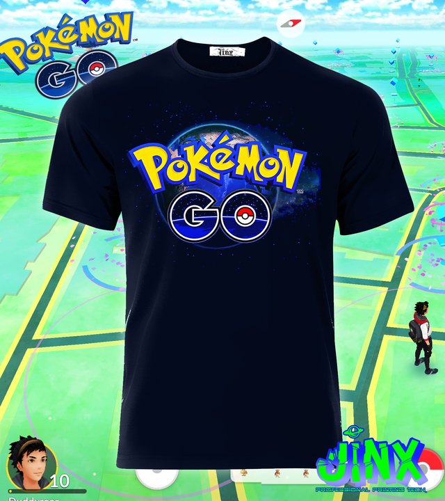 Camisetas 2025 pokemon go