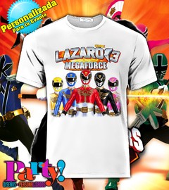 Playera Personalizada Power Rangers Samurai