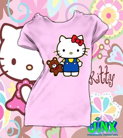 Playera o Camiseta Hello Kitty