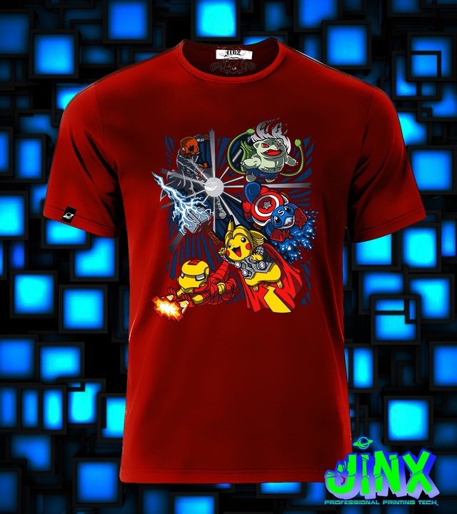 pokemon avengers shirt