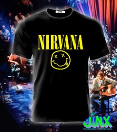 Playera o Camiseta Nirvana Logo - comprar en línea