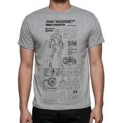 Playera o Camiseta Sudadera Iron Man Planos Traje en internet